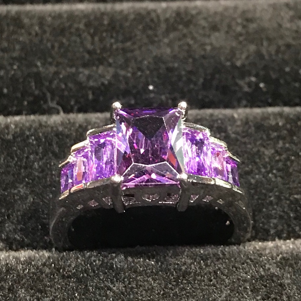 Size 7.5, “Amethyst” Ring